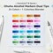 Ohuhu Alcohol Markers Brush Tip, AP Certificated 24 Basic Colors Double Tipped Alcohol Based Art Marker Set for Artist Sketching Adult Coloring Illustration - Brush and Chisel/ Brush & Fine Dual Tips - Honolulu 2/ Honolulu 2B